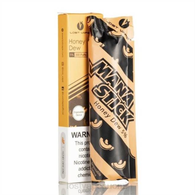 Lost Vape Mana tikku kertakäyttöinen | 300 puhallusta | 1,2 ml hunajakaste 5% BJXT520 | Lost Vape Contact