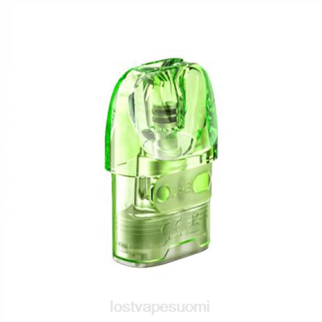 Lost Vape URSA vaihtokotelot vihreä (2,5 ml tyhjä patruuna) BJXT213 | Lost Vape Flavors